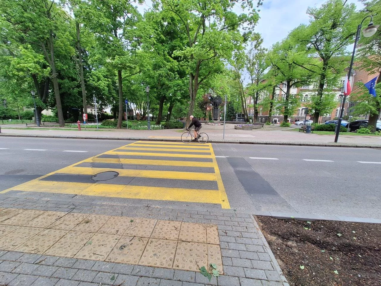 Budowa wyniesionego przejścia dla pieszych na ul. Kościuszki